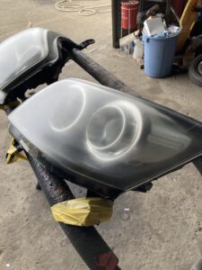 研磨後ヘッドライト